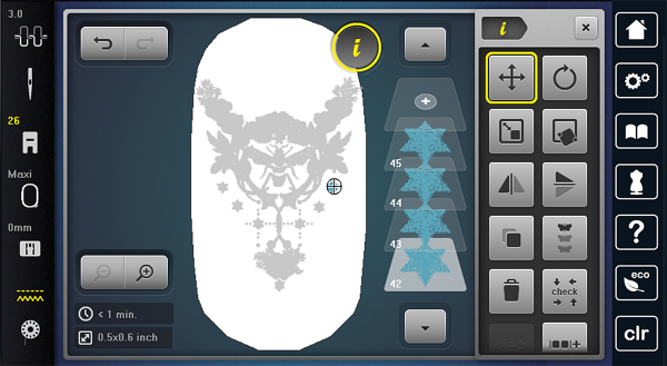 Customize Embroidery: 9 reposition