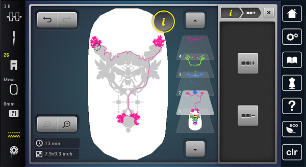 Customize Embroidery: 4 ungroup design
