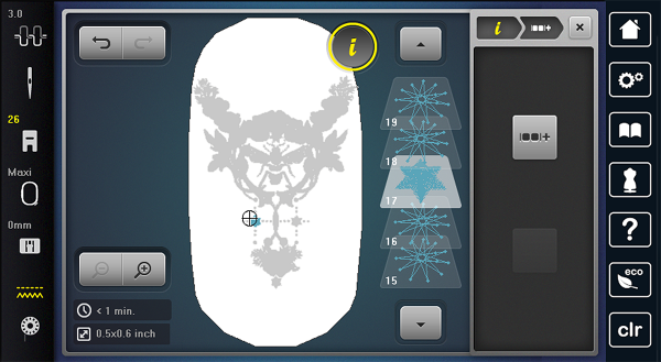 Customize Embroidery: 6 locate motif