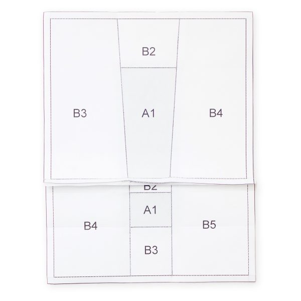 Get Happy Quilt Step Nineteen: This is what the joined paper patterns look like