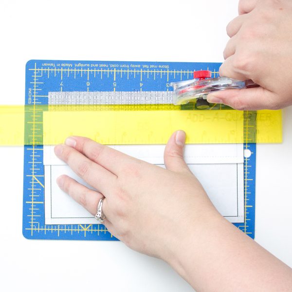 Get Happy Quilt Step Two: Trim fabric