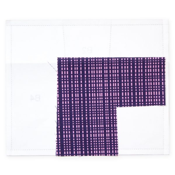 Get Happy Quilt Step Three: Trimmed fabric