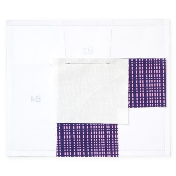 Get Happy Quilt Step Seven: This is what the fabric side looks like