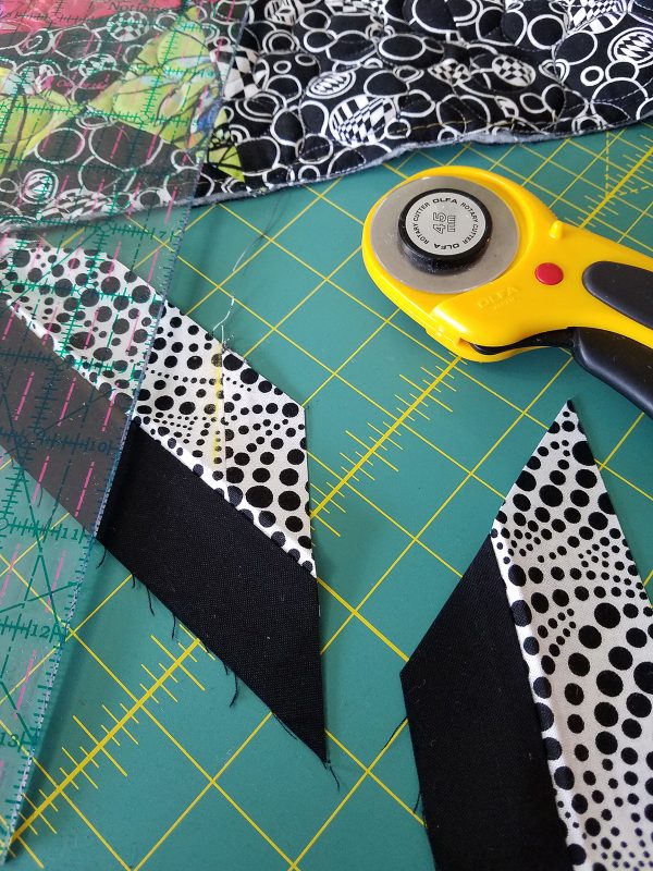 Ohio Star Table Topper Tutorial-Cut ends