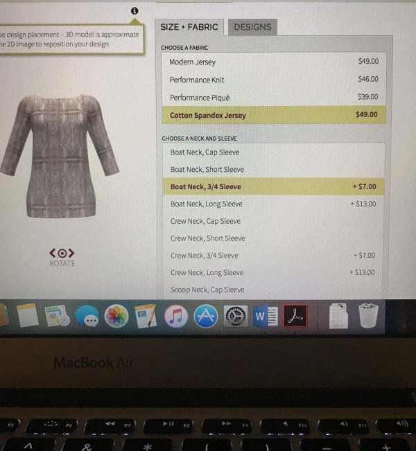 Designing a custom t-shirt