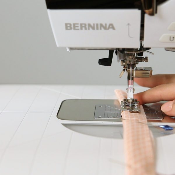 Upholstery 101 Tuffet: baste piping