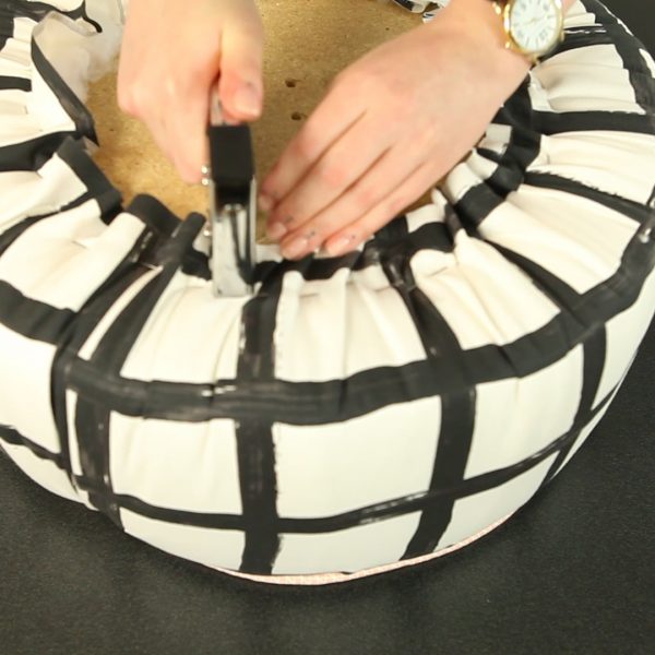 Upholstery 101 Tuffet staple