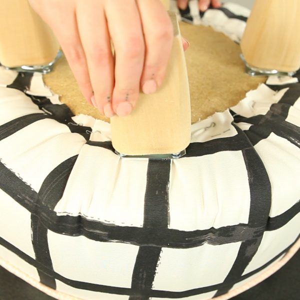 Upholstery 101 Tuffet finishing