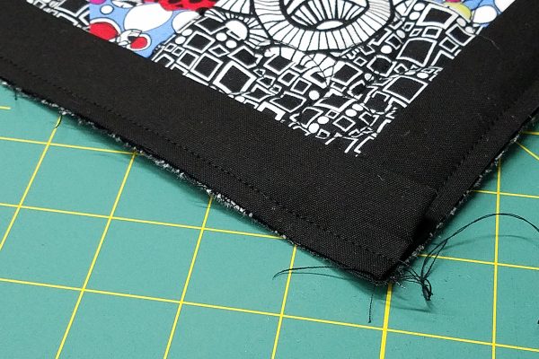 Maple Star Tablet Holder tutorial - Corner 4