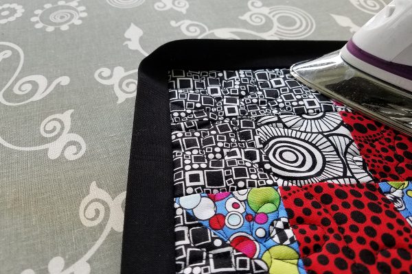 Maple Star Tablet Holder tutorial - Press binding