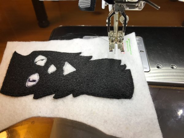 Halloween Treat Bag Tutorial-test stitching