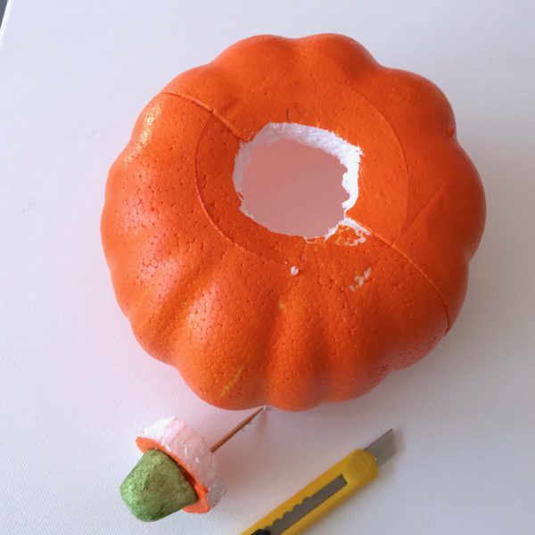Monogrammed pumpkin tutorial