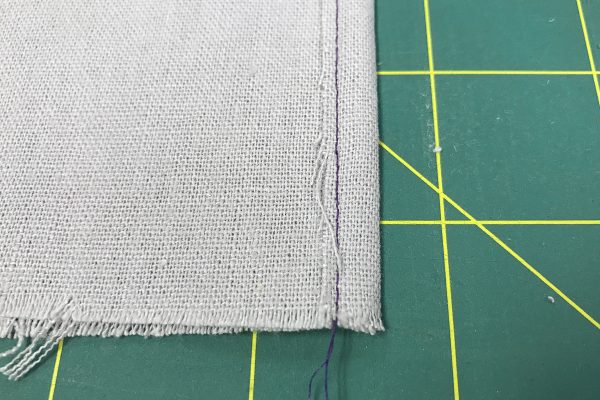 Pojagi: first seam