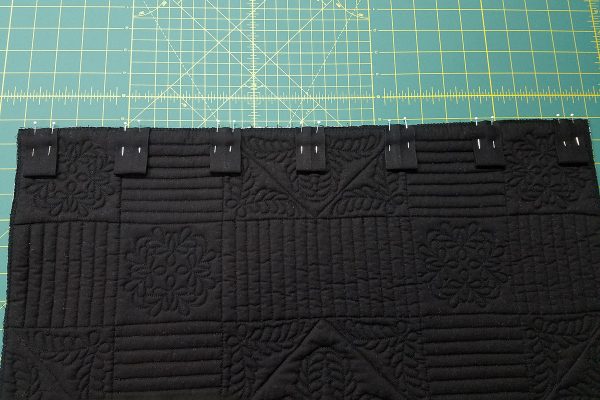 Grecian Square Wall Hanging tutorial - Spaced tabs