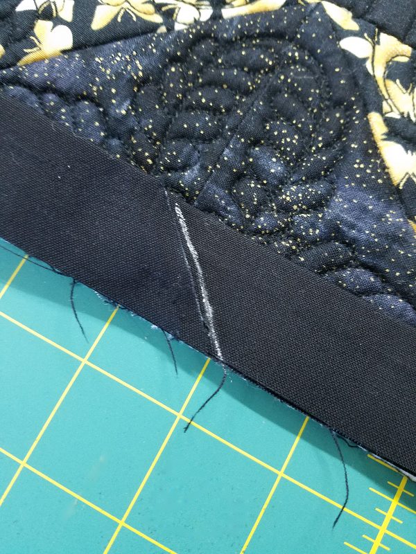 Grecian Square Wall Hanging tutorial - Mark angle