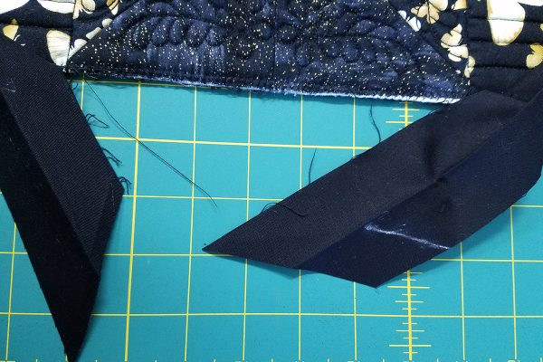 Grecian Square Wall Hanging tutorial - Cut one inch longer