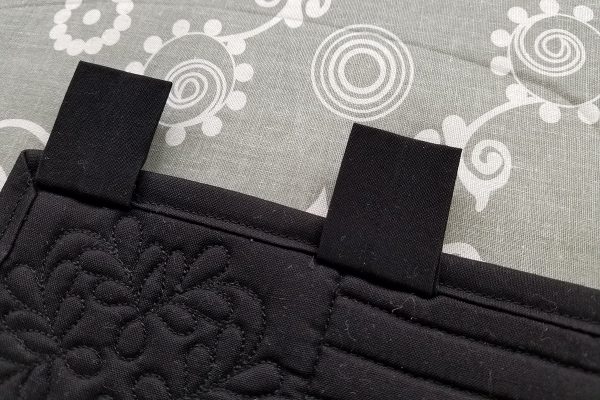 Grecian Square Wall Hanging tutorial - Press tab