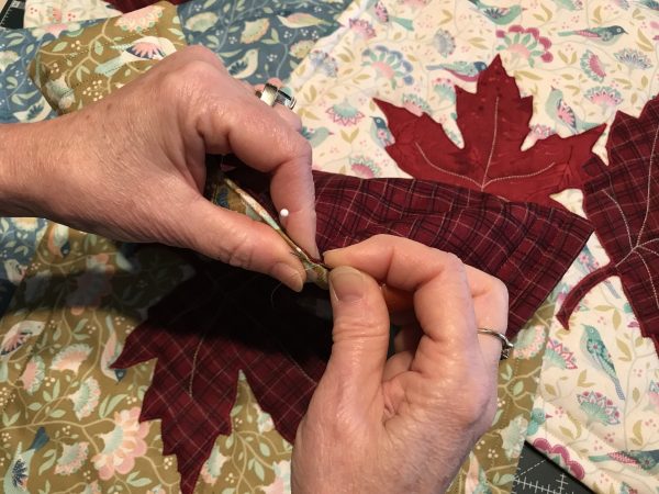 Whipstitch shut the opening