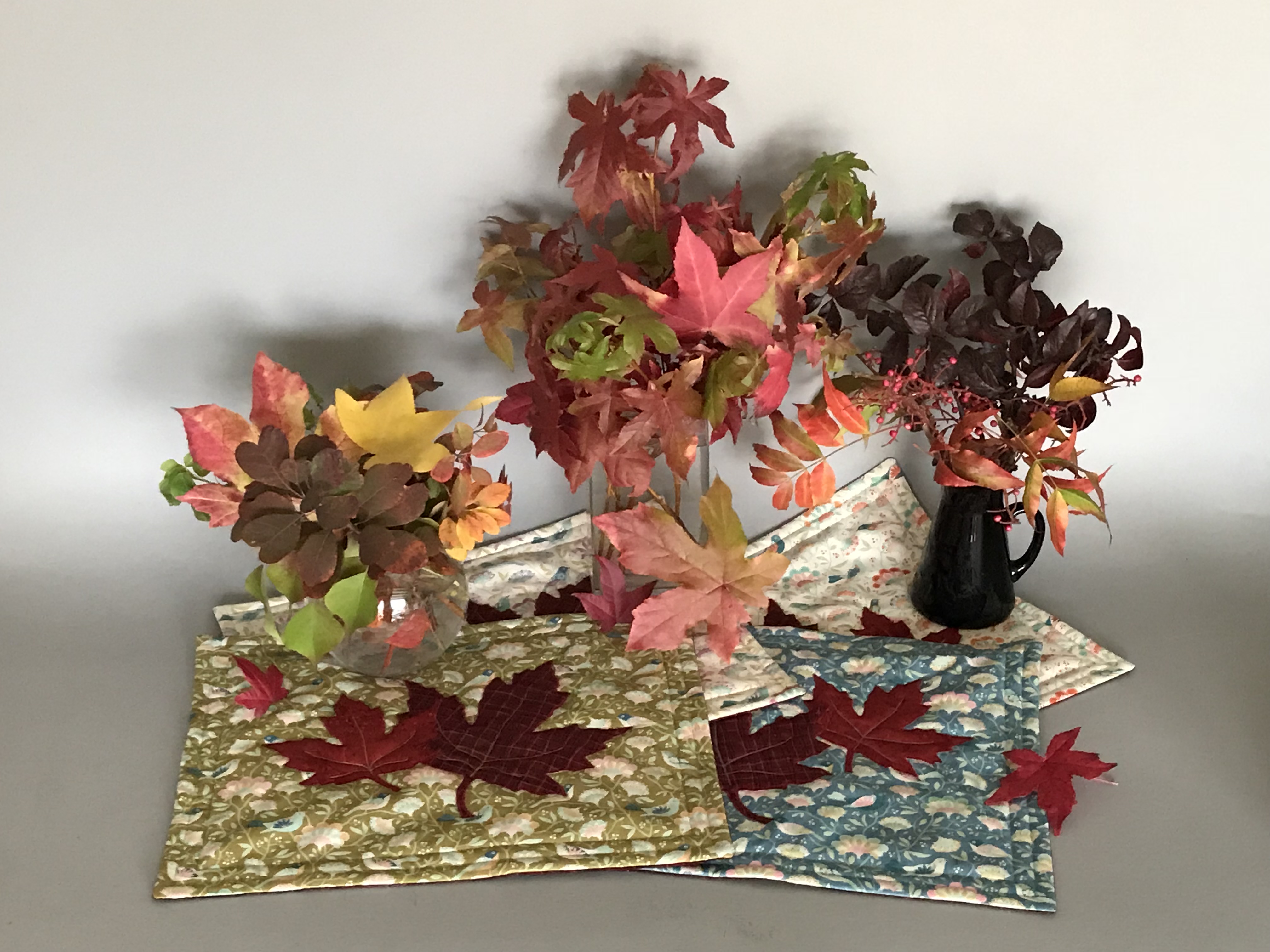 Autumn Leaf Placemats Tutorial