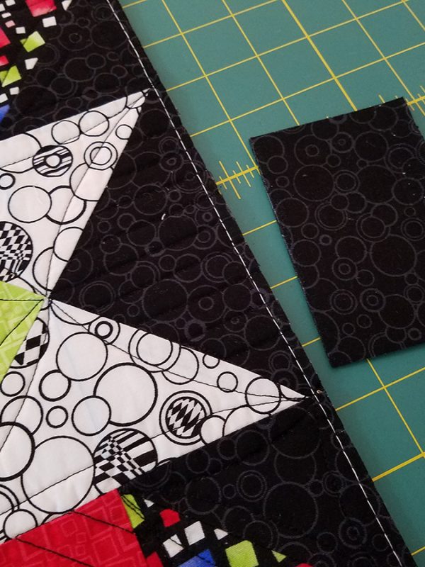 Union square framed quilt block