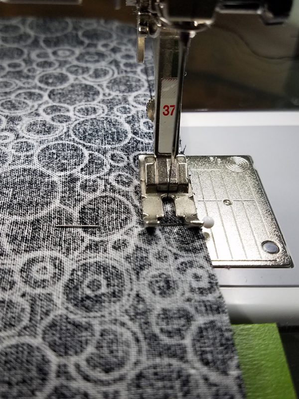 Union square framed quilt block