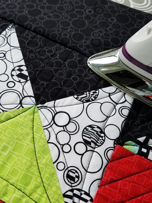Union square framed quilt block