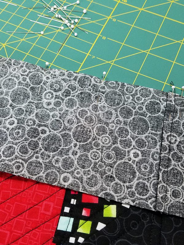 Union square framed quilt block