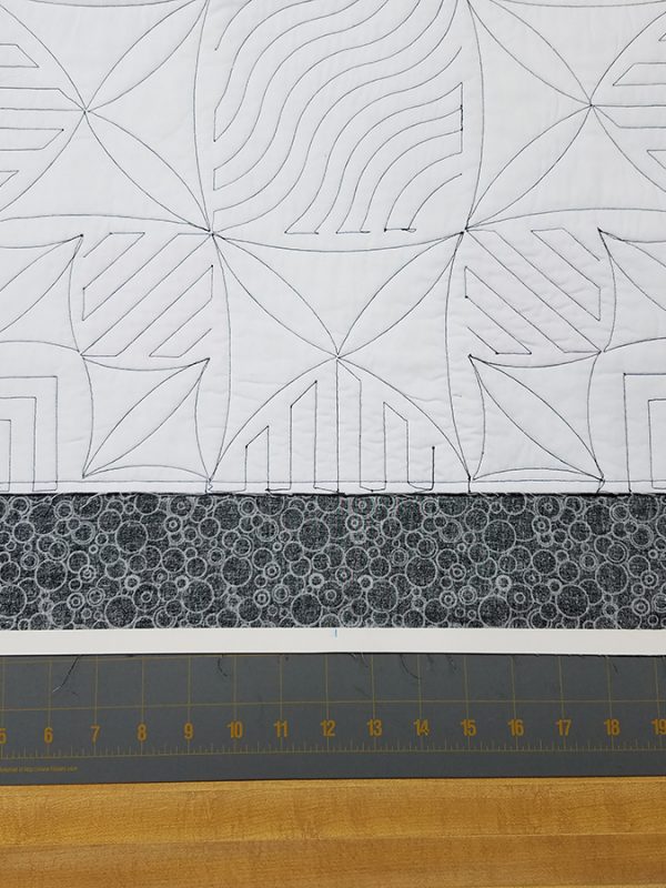 Union square framed quilt block