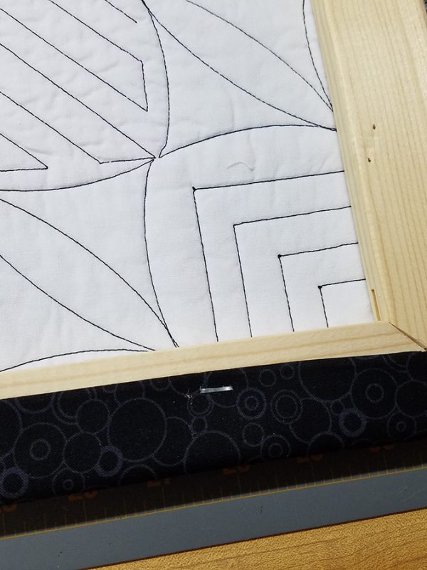 Union square framed quilt block