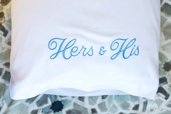 Monogrammed Pillowcases