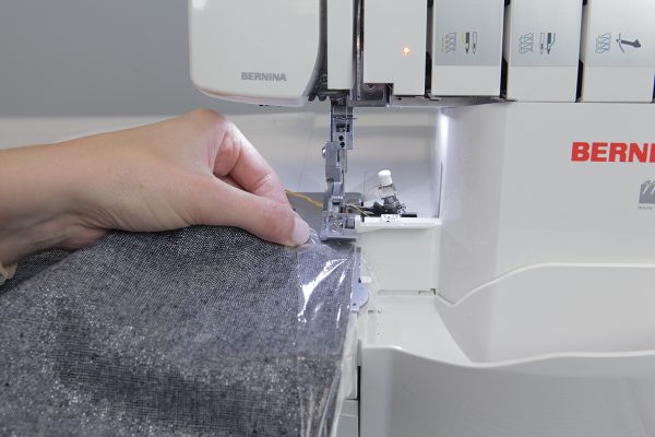 Sparkle rolled hem napkin tutorial