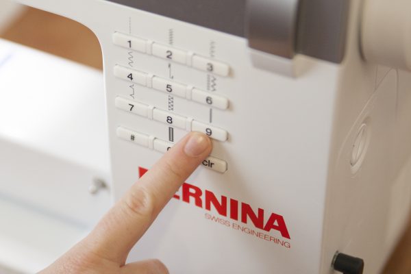 sewing knit hems on a BERNINA sewing machine