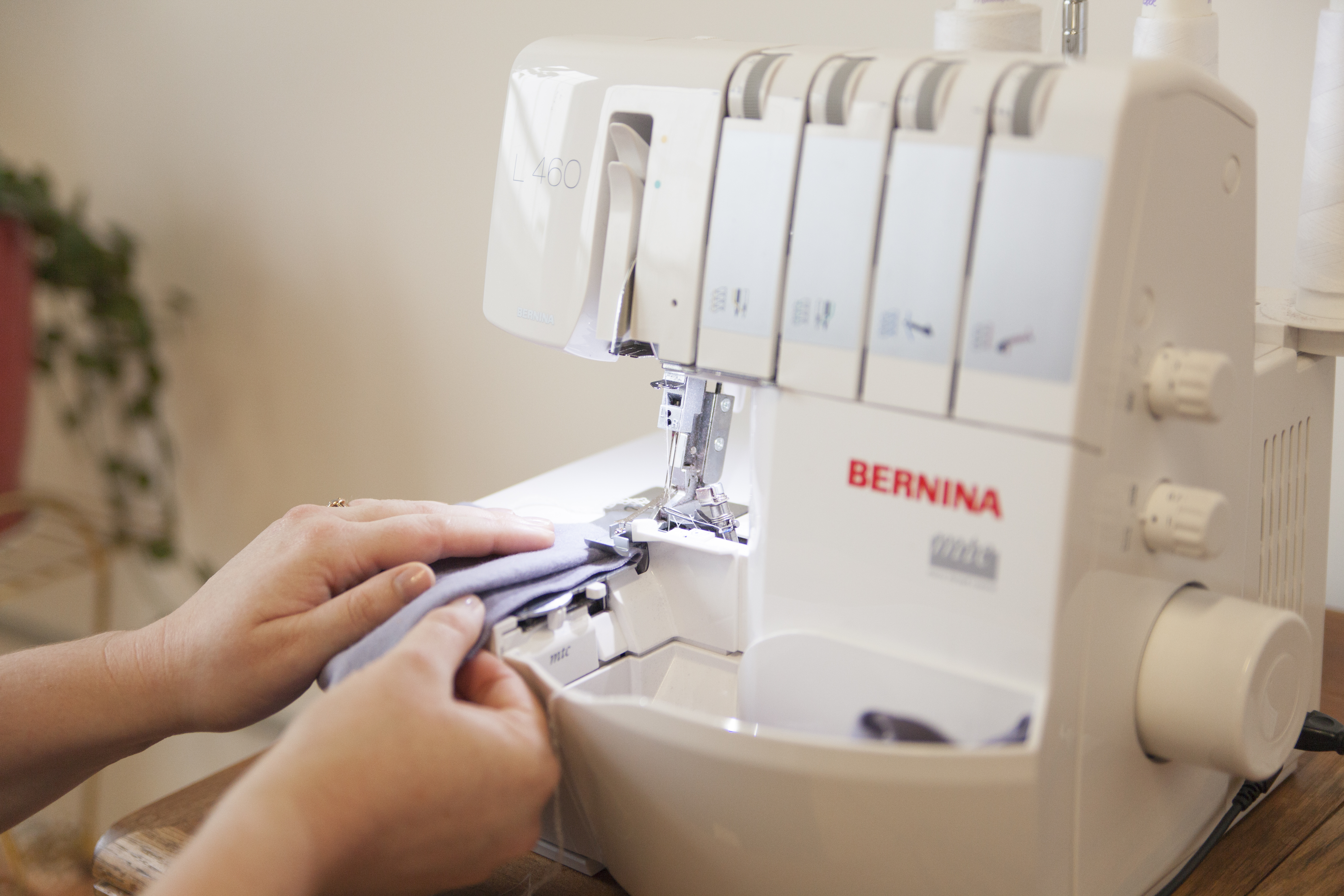 sewing knits on a BERNINA serger