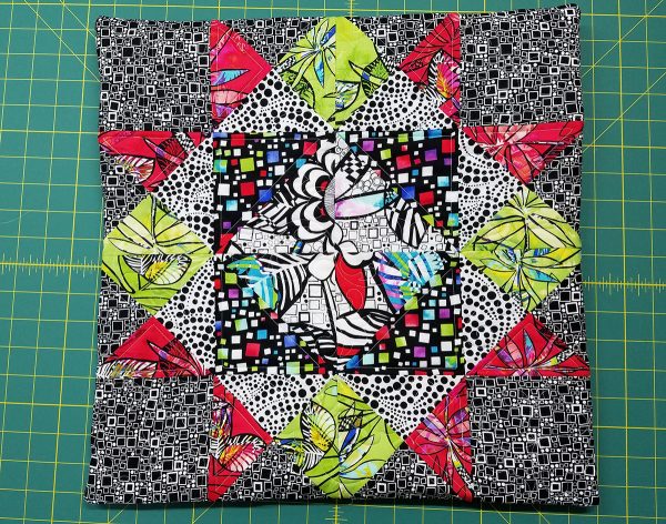 Front of pillow
