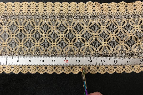 Adding lace to a t-shirt