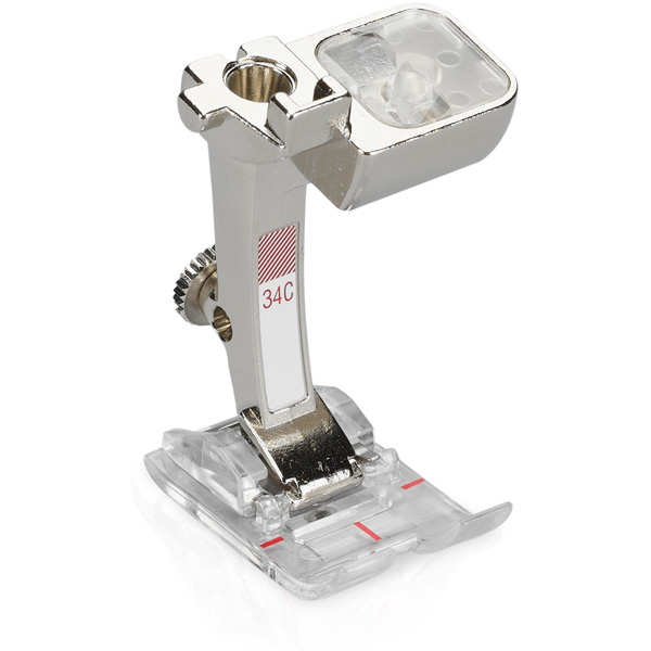 BERNINA Reverse pattern foot with clear sole #34C