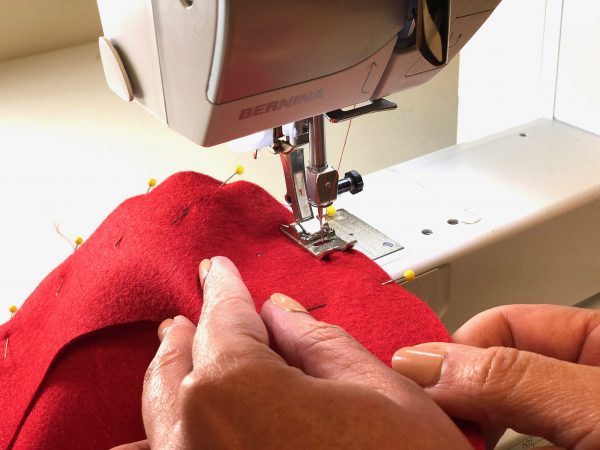 How to sew a wool felt beret tutorial