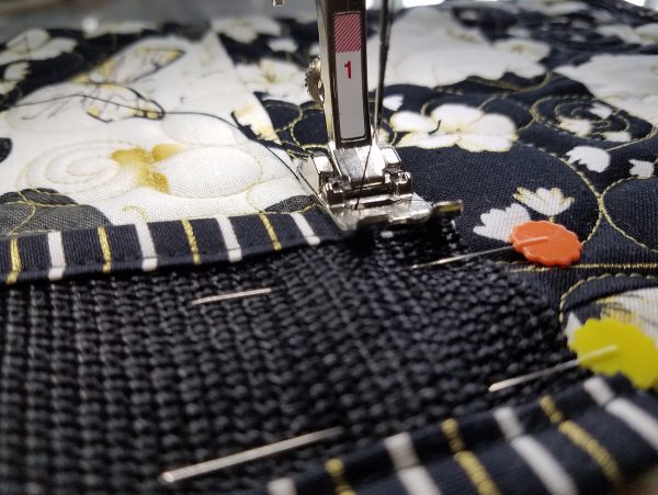 Odd Fellows Chain Tote - stitching the handles