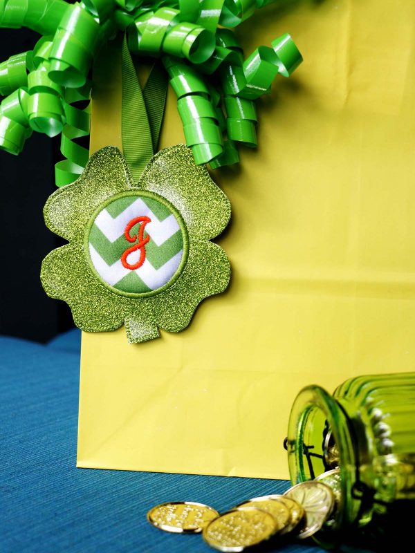BONUS - What else can you do with the Shamrock Door Hanger In the Hoop: gift tag