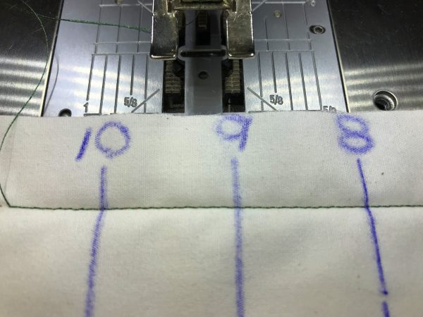 Tension Testing Tutorial - tight top stitch