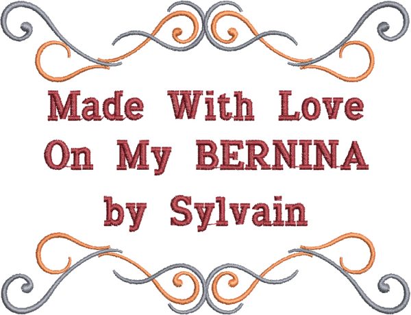 Embroidered Label with Toolbox Embroidery Software