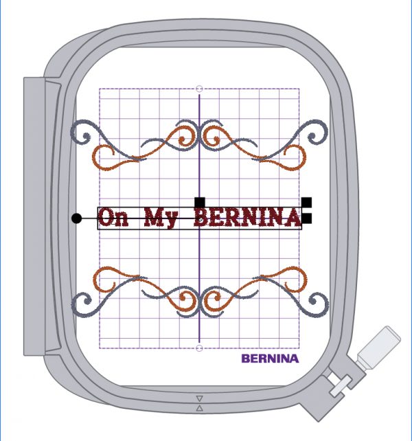 Embroidered Label - lettering