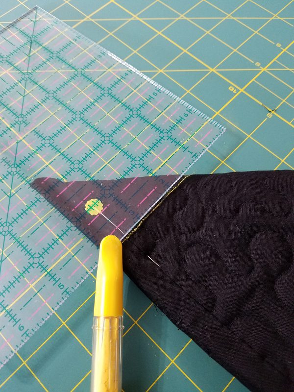 Quilted Tray - triangleQuilted Tray - triangle