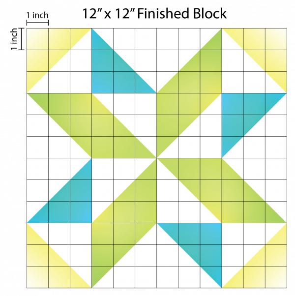 How to Supersize Quilt Blocks : Pinwheel Graph Paper