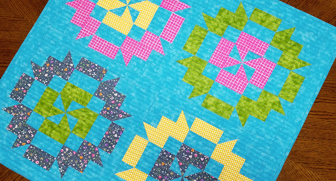 Straight Line Quilting with Q-matic