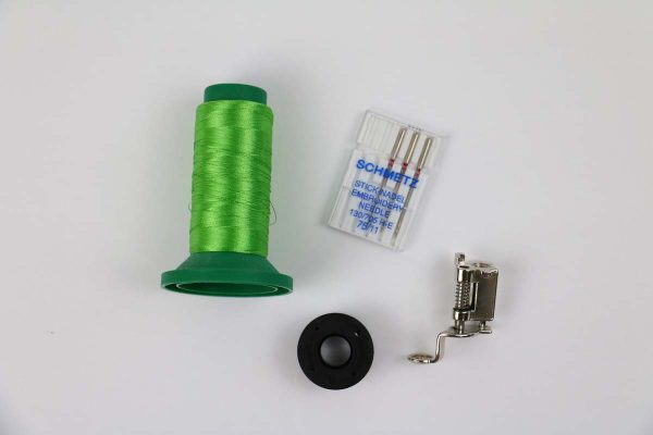 Step 2, Setup machine for Embroidery