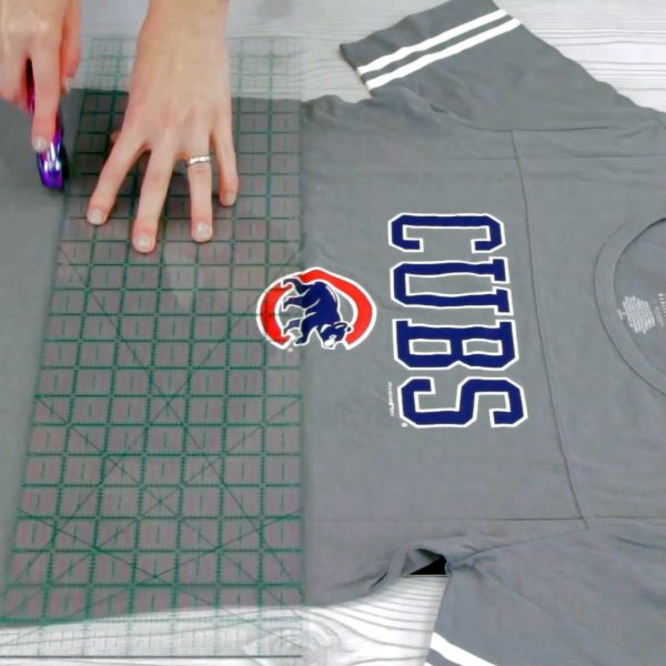 T-Shirt Quilt - cut shirt