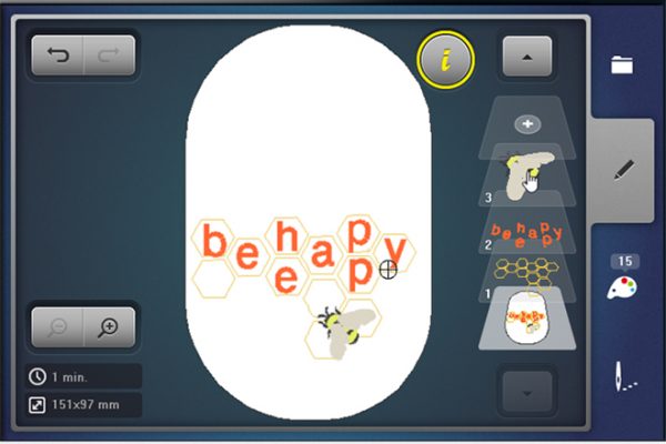 Group and Ungroup, stitchout screen