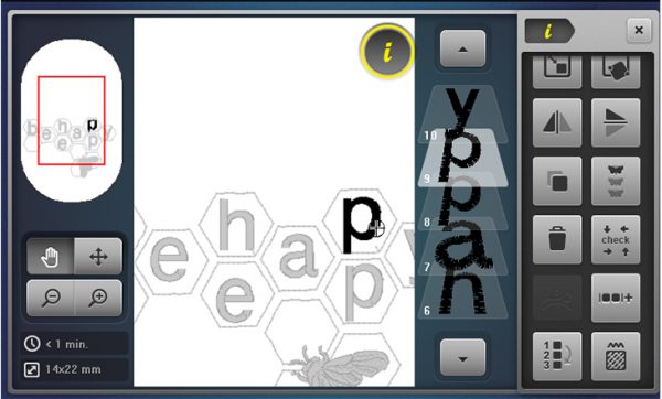 Group and Ungroup, zoom in