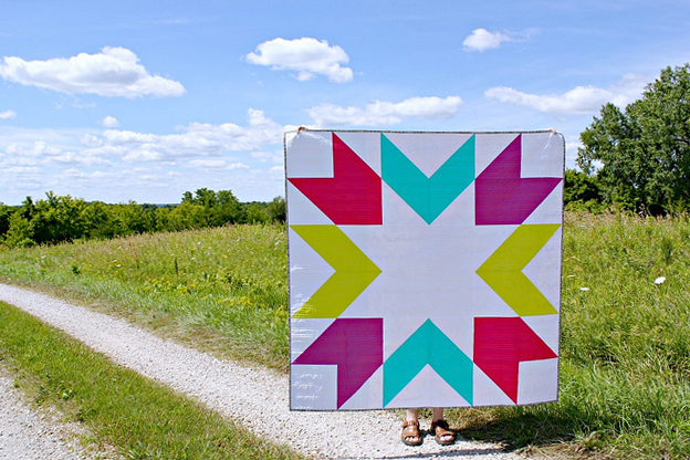 How to Supersize Quilt Blocks : Giant Starburst